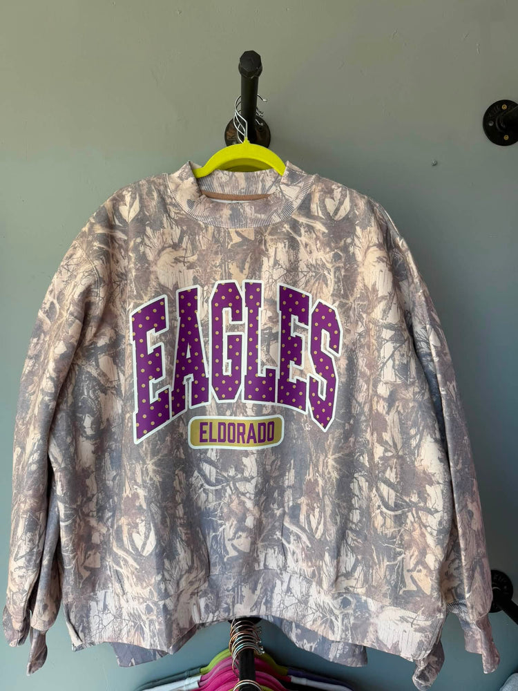 Eagles Camo Mockneck