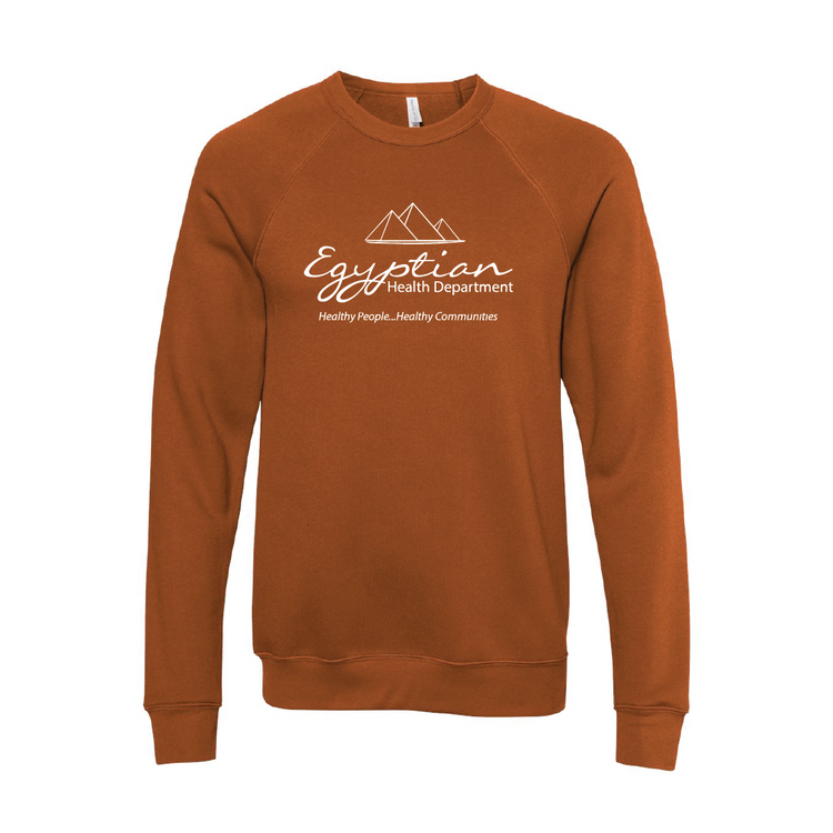 EHD Logo - Bella Canvas Sponge Fleece Crew Sweatshirt