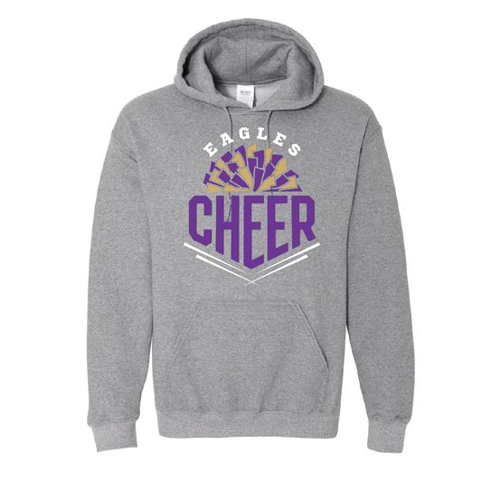 EHS Cheer Store - Cheer Pom Sweatshirt (Hoodie & Crewneck)