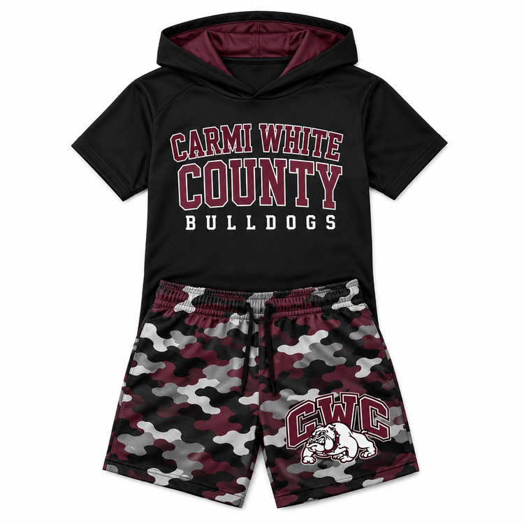 CWC Bulldogs Hooded Athletic Set