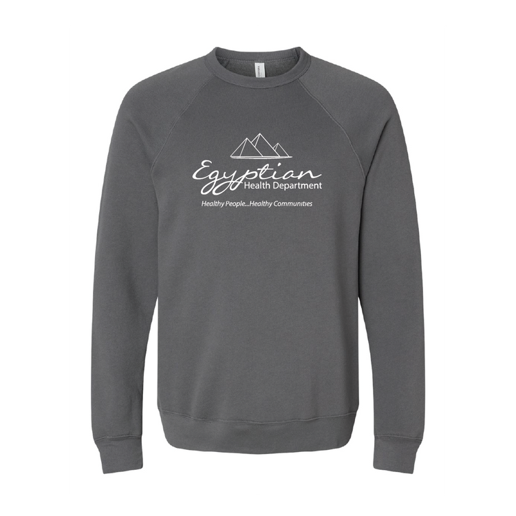 EHD Logo - Bella Canvas Sponge Fleece Crew Sweatshirt