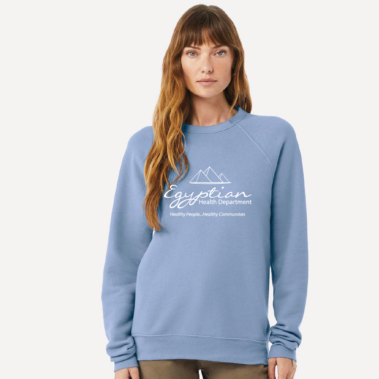 EHD Logo - Bella Canvas Sponge Fleece Crew Sweatshirt