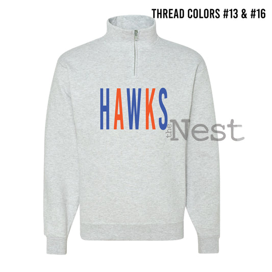 Hawks Embroidered Quarter Zip