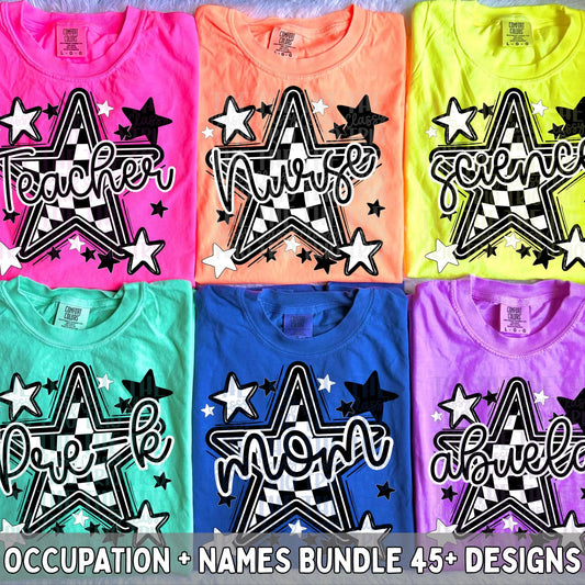 Checkered Star Occupation Shirt